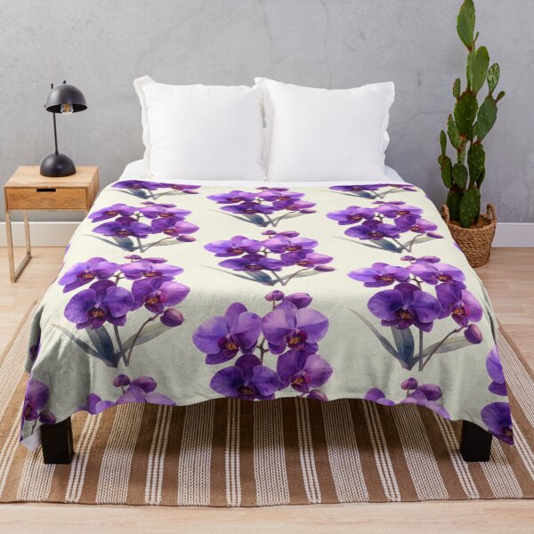 Item preview, Gentle beauty, orchid in dark purple designed and sold by LiskoDesign.