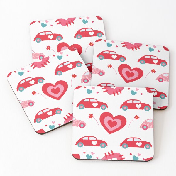 Item preview, Cute Heart Cars Pattern Kids Room Throw Blanket designed and sold by FestivityFinds.