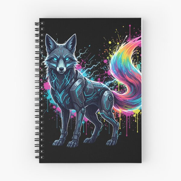 Item preview, Cyber Fox - Fiber Spirit & Neon Mask designed and sold by ImpactVibe.