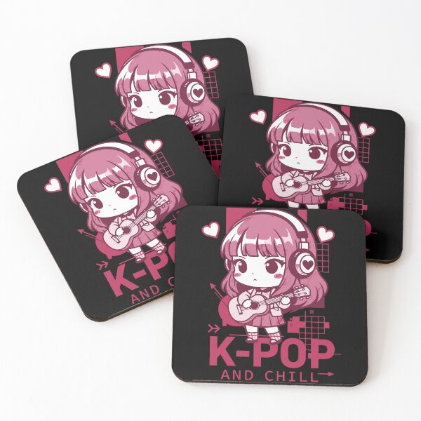Item preview, K-POP AND CHILL Kpop Korean Music Anime Cute designed and sold by LuminOrb.
