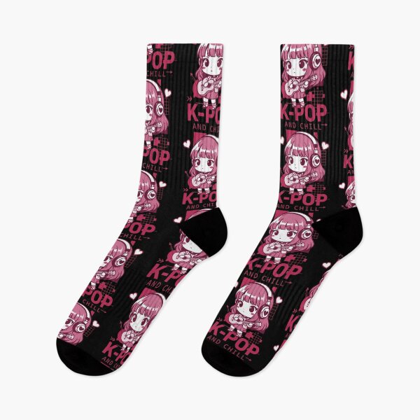 Item preview, K-POP AND CHILL Kpop Korean Music Anime Cute designed and sold by LuminOrb.