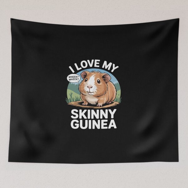 Item preview, I love my Skinny Guinea Hairless Guinea Pig Lover  designed and sold by DigitaldeligArt.