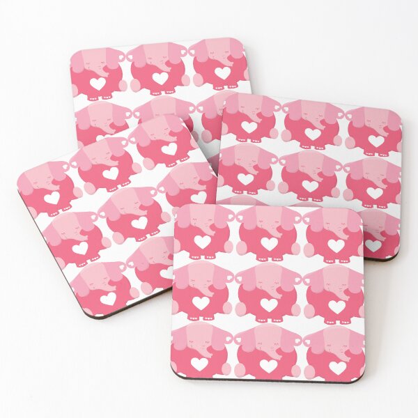 Item preview, Cute Pink Elephant Heart Pattern Kids Throw Blanket designed and sold by FestivityFinds.