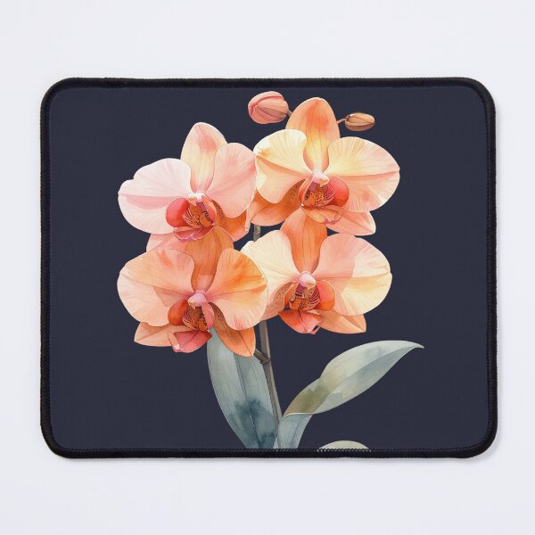 Item preview, Gentle beauty, apricot-colored orchid designed and sold by LiskoDesign.