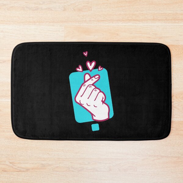 Item preview, Kpop Korean Finger Heart Cute Korean Pop Love designed and sold by LuminOrb.