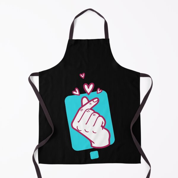Item preview, Kpop Korean Finger Heart Cute Korean Pop Love designed and sold by LuminOrb.