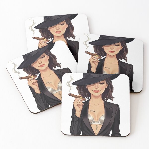 Item preview, Try To Keep Me Out Of Your Head - Edgy Femme Fatale Art designed and sold by Hen-C-Art.