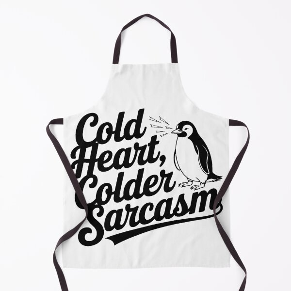 Item preview, Cold Heart, Colder Sarcasm Penguin Funny Sarcastic Person designed and sold by artcultreone.