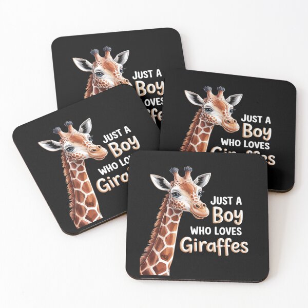 Item preview, Just a Boy Who Loves Giraffes Giraffe  designed and sold by angolinnArt.