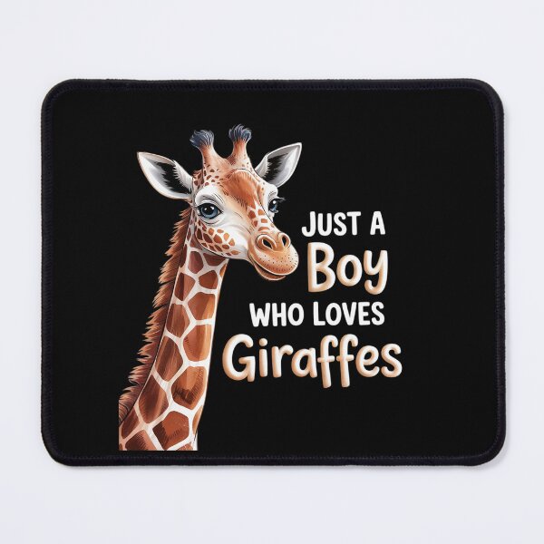 Item preview, Just a Boy Who Loves Giraffes Giraffe  designed and sold by angolinnArt.
