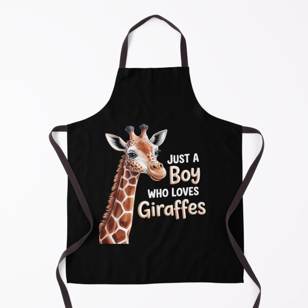Item preview, Just a Boy Who Loves Giraffes Giraffe designed and sold by angolinnArt.