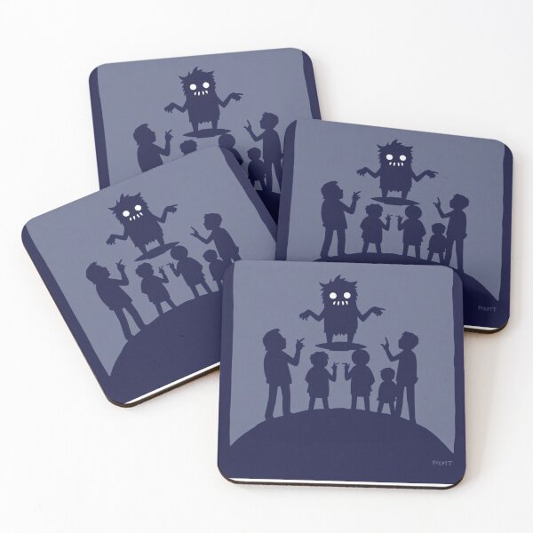 Item preview, Everyone Plays A Role So You See The Monster - Dark Aesthetic Art designed and sold by YTAStudio.