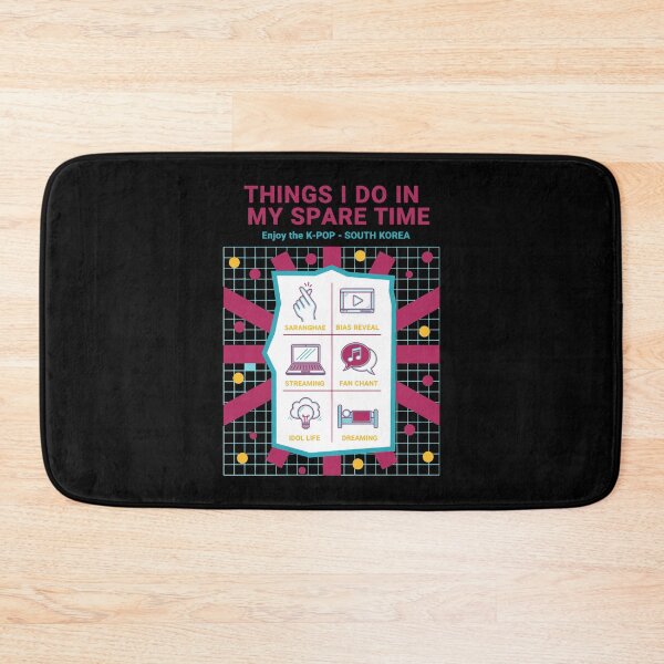 Item preview, Things I Do In My Spare Time Enjoy K-Pop Korea designed and sold by LuminOrb.