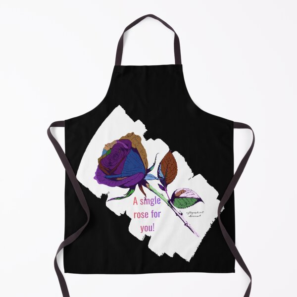 Item preview, A Single Vibrant Glitch Rose designed and sold by mythographiaart.