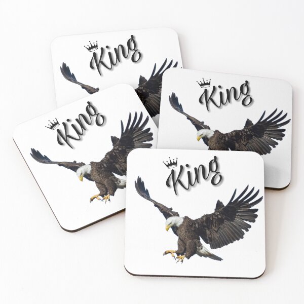 Item preview, Majestic Bald Eagle in Flight - Hunting Strike designed and sold by StickerBuild07 .