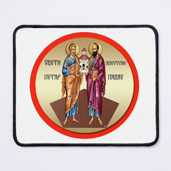 Item preview, Holy Apostles Peter and Paul, Sveti apostoli Petar i Pavle pravoslavna ikona designed and sold by ikonesrb.