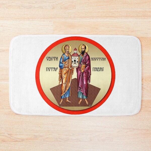 Item preview, Holy Apostles Peter and Paul, Sveti apostoli Petar i Pavle pravoslavna ikona designed and sold by ikonesrb.
