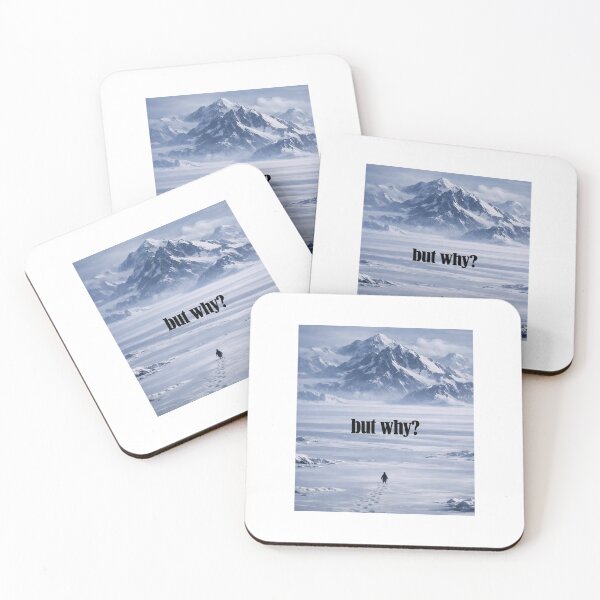 Item preview, But Why - Nihilist Penguin Goes Towards a Mountain designed and sold by brkvdesign.
