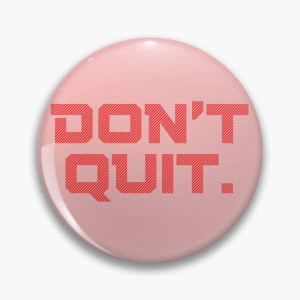 Item preview, Don’t Quit – Bold Motivational Quote Gym & Mindset Design designed and sold by NilofaDesigns.