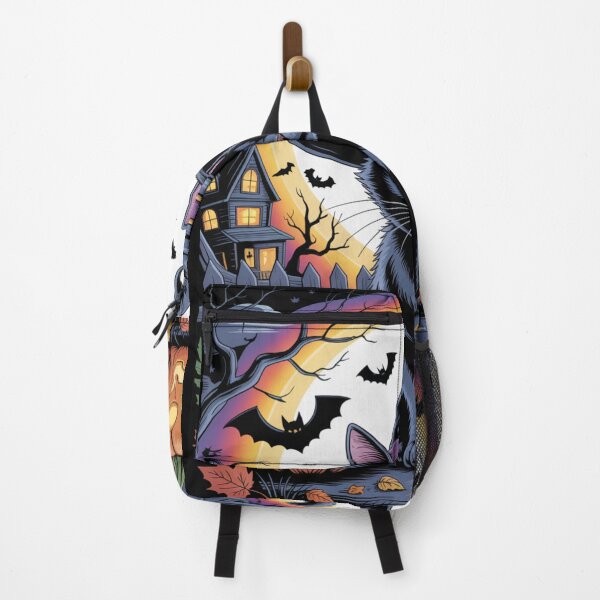 Item preview, Black Cats Halloween Pumpkin Night designed and sold by flagylART.