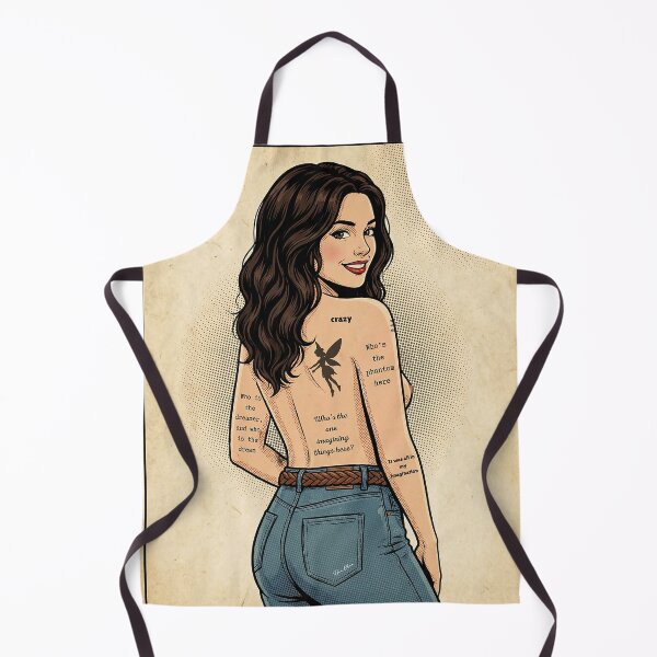 Item preview, Who Is The Dreamer? | Retro Pop Art Tattoo Girl designed and sold by Hen-C-Art.