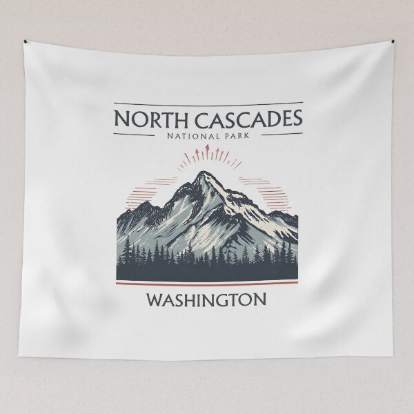 Item preview, North Cascades National Park - Washington designed and sold by GoodOldVintage.