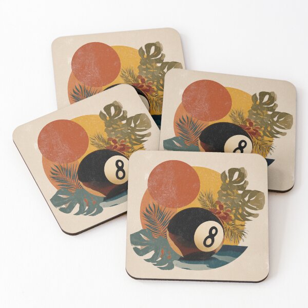 Item preview, Floral Eight Ball boho Design designed and sold by lautir.