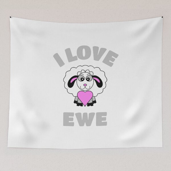 Item preview, Valentines Day Funny Sheep designed and sold by Sartoris Art.