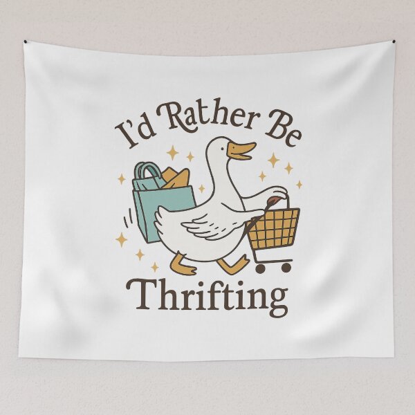 Item preview, I'd Rather Be Thrifting,Thrifting Queen designed and sold by CloudyPress.