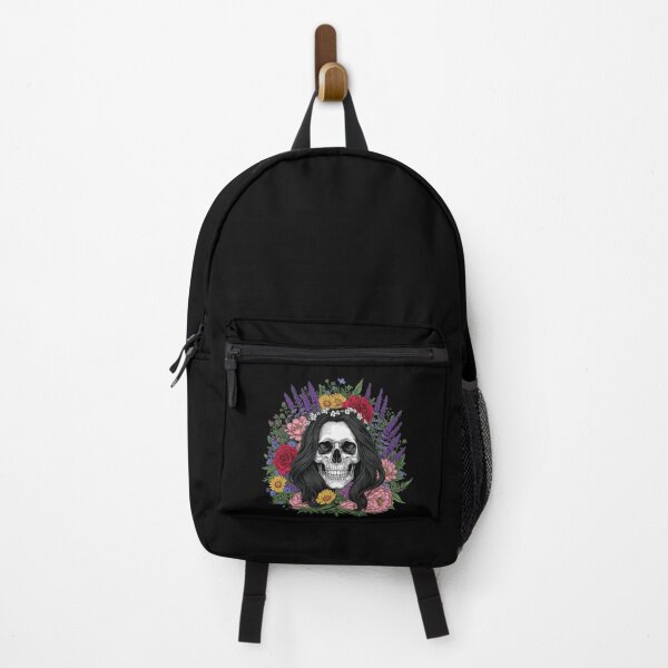 Item preview, Slavic Lady Midday Floral Skull Folklore Art designed and sold by Bone & Blade.