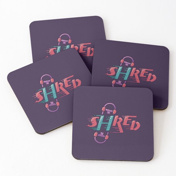 Item preview, Shred Retro Skateboarding - Vintage Modern Kitsch Graphic designed and sold by NoulDesign.