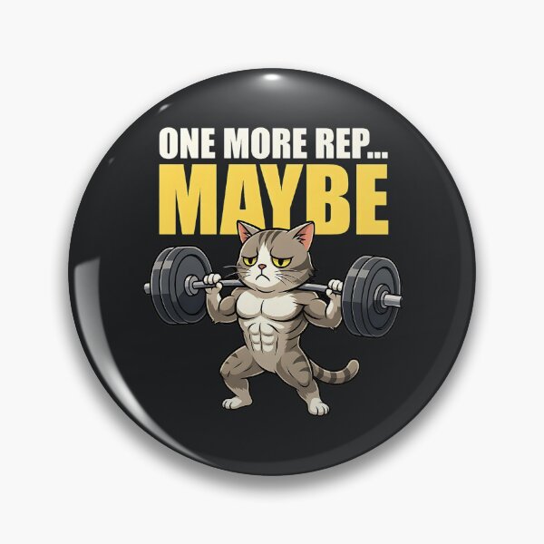 Item preview, One More Rep Maybe – Gym Funny Cat Sarcastic Motivation designed and sold by Taans-Creation.