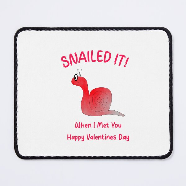 Item preview, Funny Valentine Snailed It designed and sold by Sartoris Art.