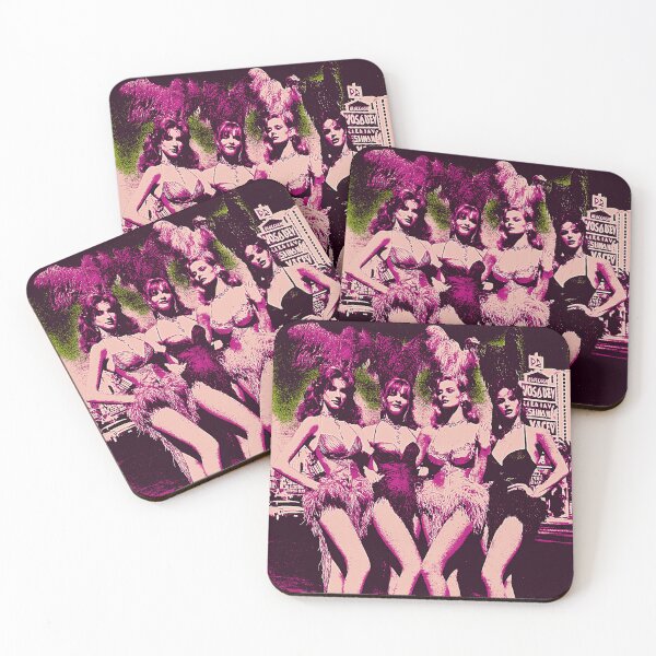 Item preview, Showgirl Baddies Pink and Green Risograph designed and sold by Bright and Shiny NYC.