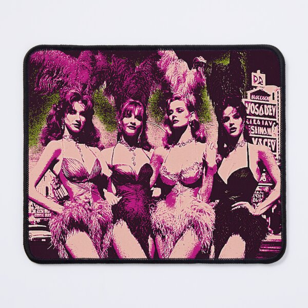 Item preview, Showgirl Baddies Pink and Green Risograph designed and sold by Bright and Shiny NYC.