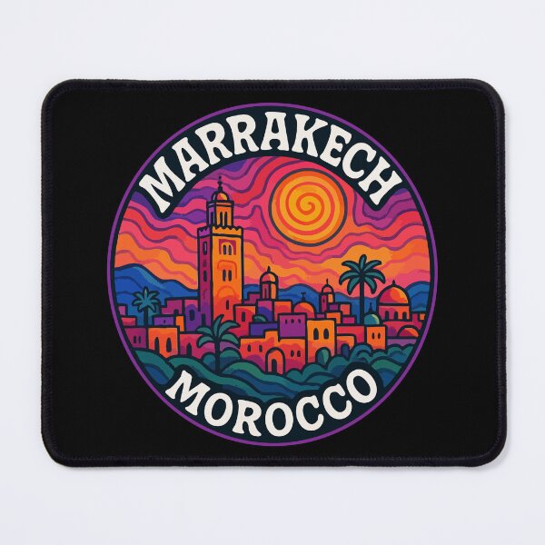 Item preview, Marrakech Morocco Trippy designed and sold by TomFrontierArt.