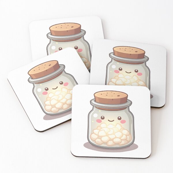 Item preview, Cute Magic Salt Jar – Cozy Witchcore Object designed and sold by santi-ia.