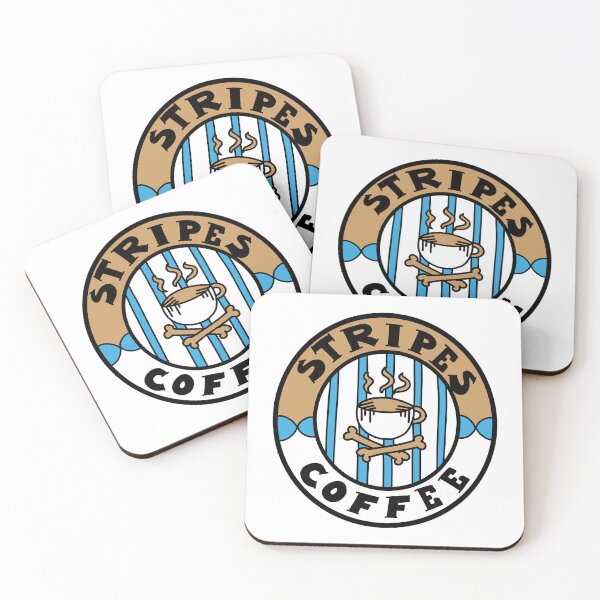 Item preview, Striped Coffee Skull designed and sold by STFCoffee.