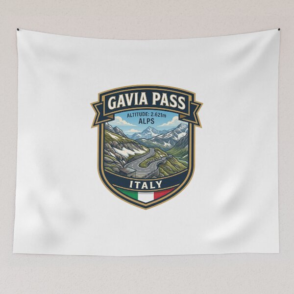 Item preview, Gavia Pass - Dolomites Scenic Road designed and sold by enzoade.