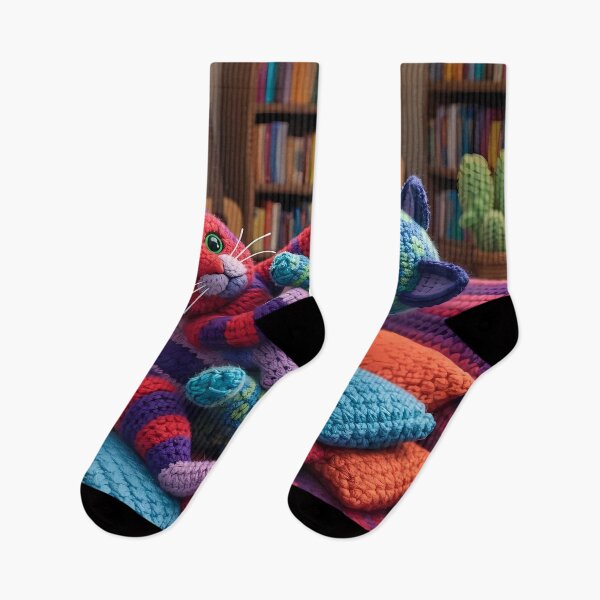 Item preview, Playful Yarn Cats on Couch designed and sold by cuprum.