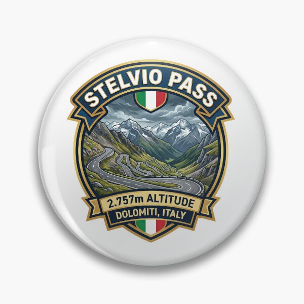 Item preview, Stelvio Pass - Classic Mountain Pass designed and sold by enzoade.