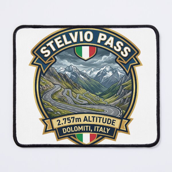 Item preview, Stelvio Pass - Classic Mountain Pass designed and sold by enzoade.