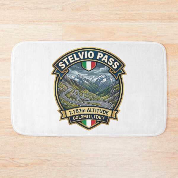 Item preview, Stelvio Pass - Classic Mountain Pass designed and sold by enzoade.