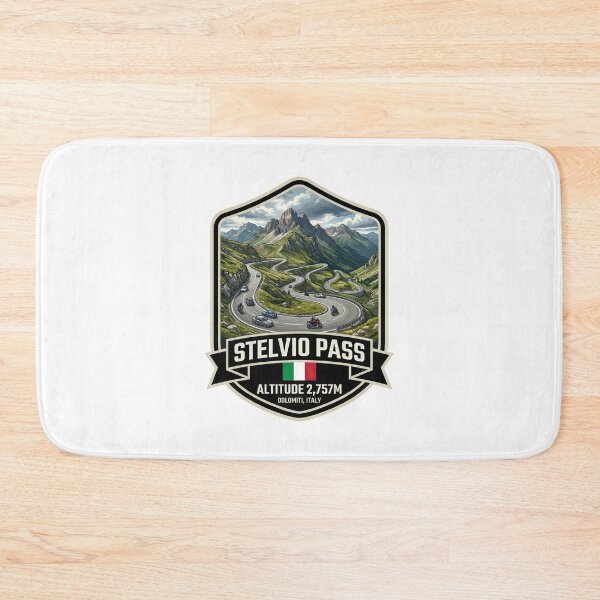 Item preview, Stelvio Pass - Motorsport Road Italy designed and sold by enzoade.