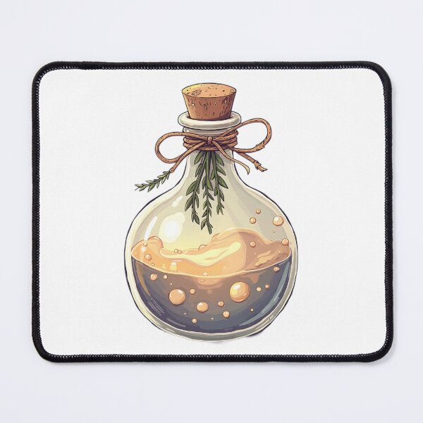 Item preview, Cozy Magic Potion Bottle – Witchcore Object designed and sold by santi-ia.