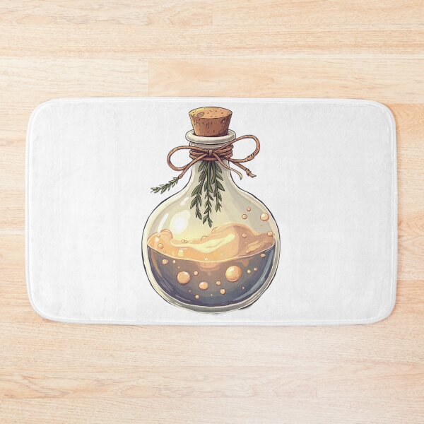 Item preview, Cozy Magic Potion Bottle – Witchcore Object designed and sold by santi-ia.