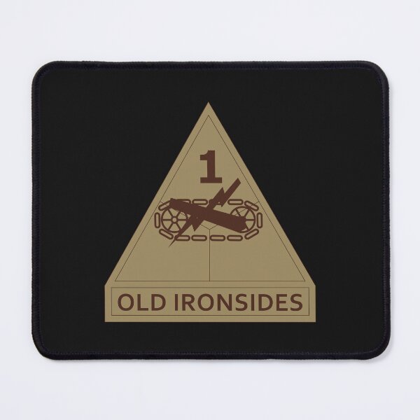 Item preview, Army - SSI - 1st Armored Division w Name Tape - Subdued Desert X 300 designed and sold by Military Insignia Products.