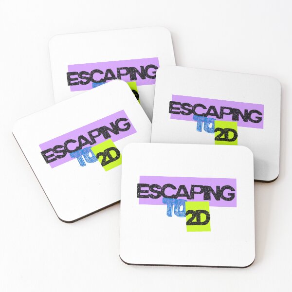 Item preview, Escaping To 2D - Anime Aesthetic Design designed and sold by ClashShop.