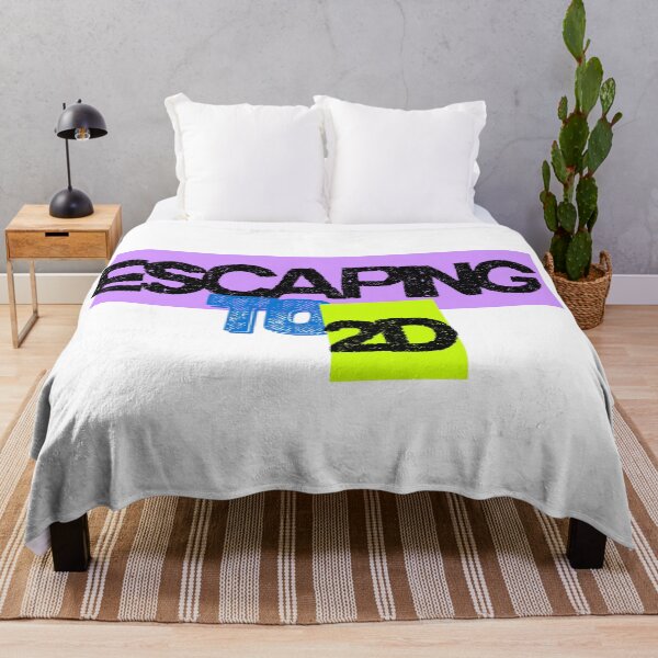 Item preview, Escaping To 2D - Anime Aesthetic Design designed and sold by ClashShop.