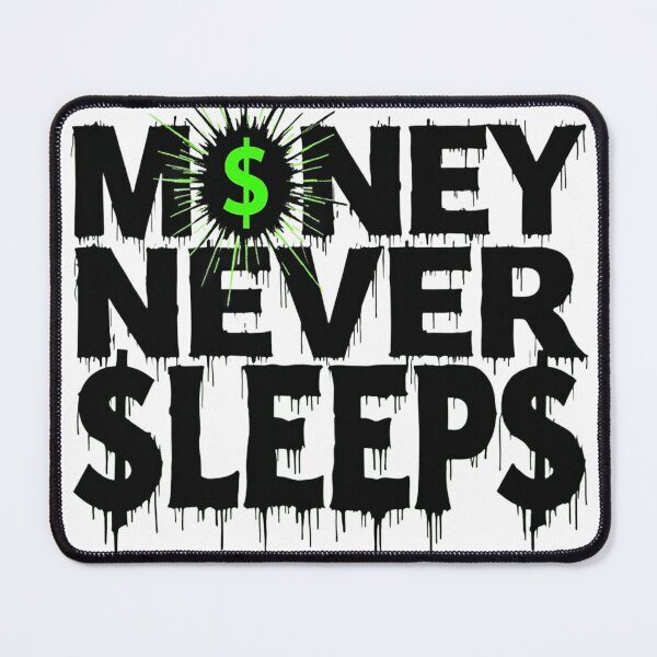 Item preview, Money Never Sleeps designed and sold by ArtelierMe.
